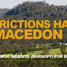 Fire restrictions have ended in the Macedon Ranges